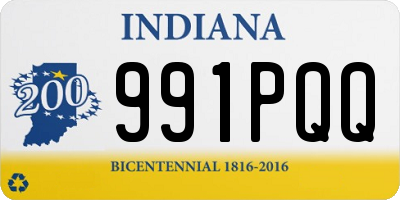 IN license plate 991PQQ