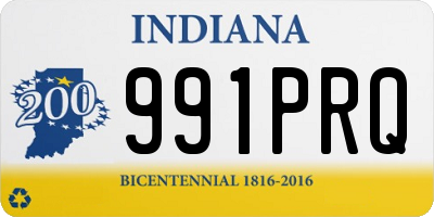 IN license plate 991PRQ