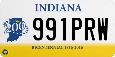IN license plate 991PRW