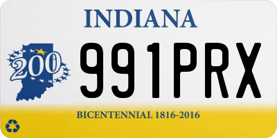 IN license plate 991PRX