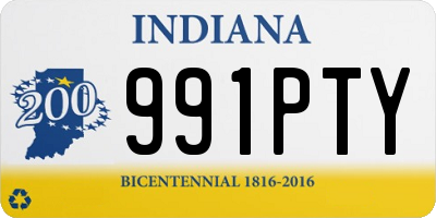 IN license plate 991PTY