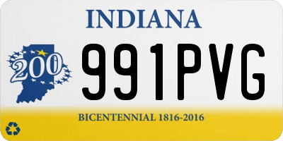 IN license plate 991PVG
