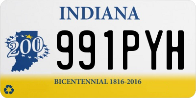 IN license plate 991PYH