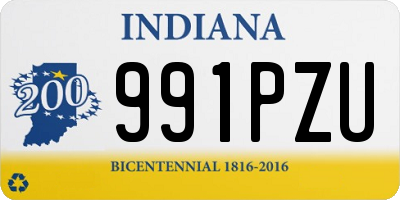 IN license plate 991PZU