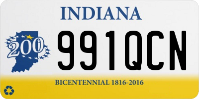 IN license plate 991QCN