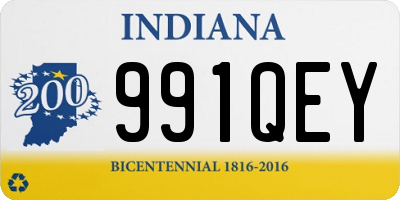 IN license plate 991QEY