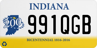 IN license plate 991QGB