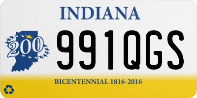 IN license plate 991QGS