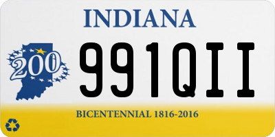 IN license plate 991QII