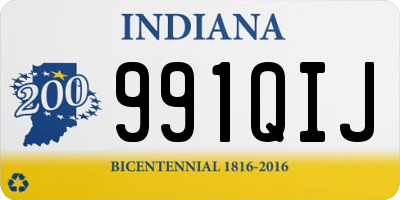 IN license plate 991QIJ