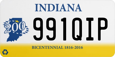 IN license plate 991QIP