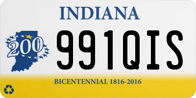 IN license plate 991QIS