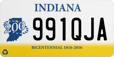 IN license plate 991QJA