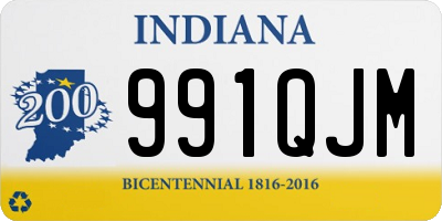 IN license plate 991QJM