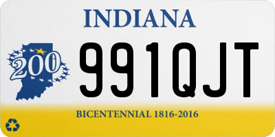 IN license plate 991QJT