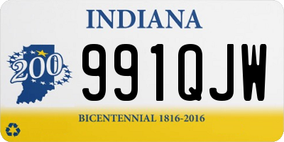 IN license plate 991QJW