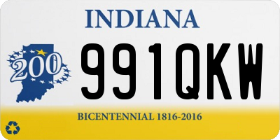 IN license plate 991QKW