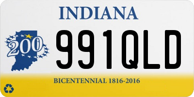 IN license plate 991QLD