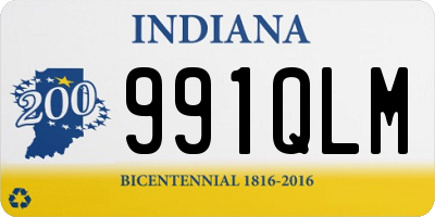 IN license plate 991QLM