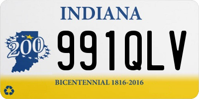 IN license plate 991QLV