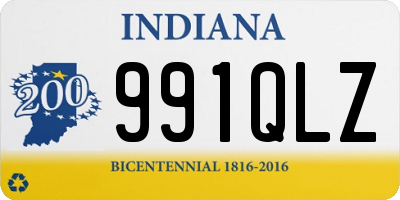 IN license plate 991QLZ