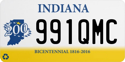 IN license plate 991QMC