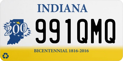 IN license plate 991QMQ