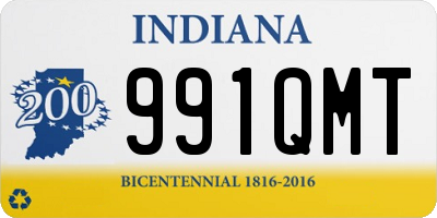 IN license plate 991QMT