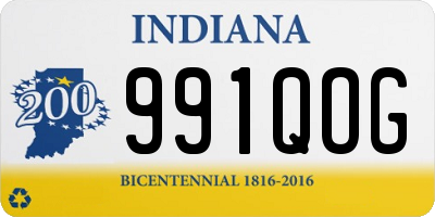 IN license plate 991QOG