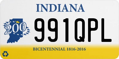 IN license plate 991QPL