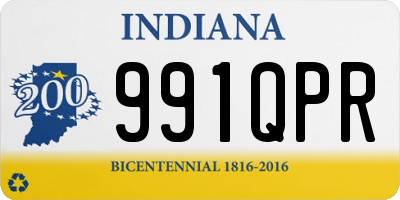 IN license plate 991QPR