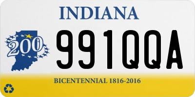 IN license plate 991QQA