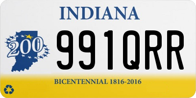 IN license plate 991QRR