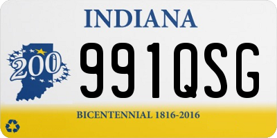 IN license plate 991QSG