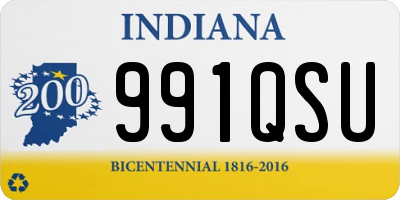 IN license plate 991QSU