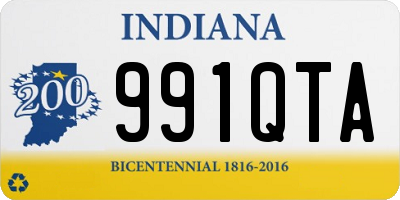 IN license plate 991QTA