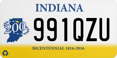 IN license plate 991QZU