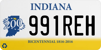 IN license plate 991REH