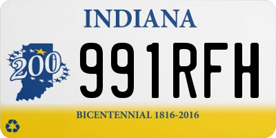 IN license plate 991RFH