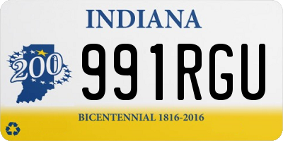 IN license plate 991RGU