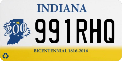 IN license plate 991RHQ