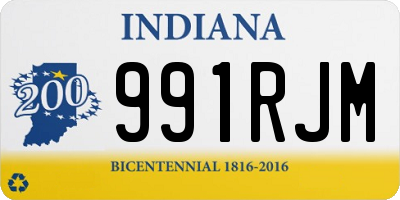 IN license plate 991RJM