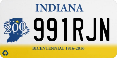 IN license plate 991RJN