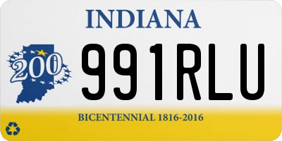 IN license plate 991RLU