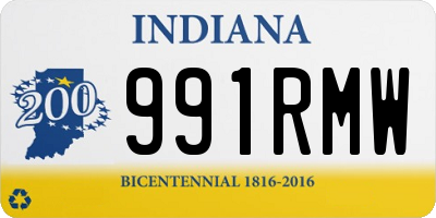 IN license plate 991RMW