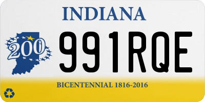 IN license plate 991RQE