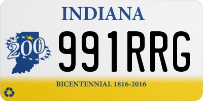 IN license plate 991RRG