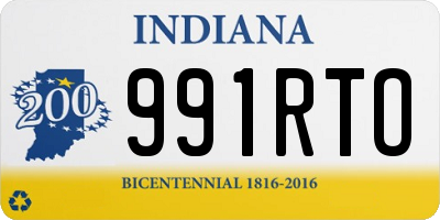 IN license plate 991RTO