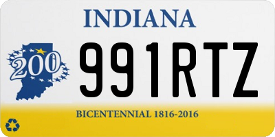 IN license plate 991RTZ