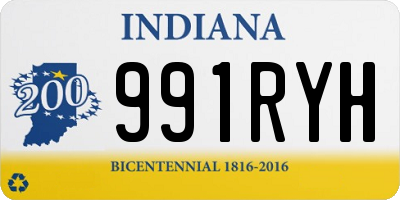 IN license plate 991RYH